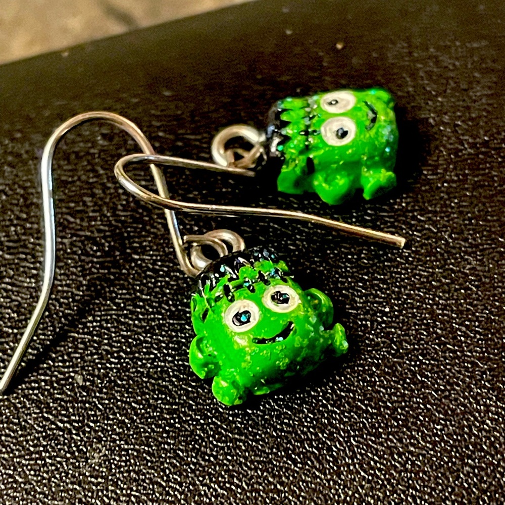 Monster Dangle Earrings